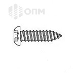 ОПМ 106027 Саморез антивандальный для тонких листов металла