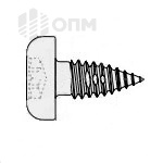 ОПМ 106078 Саморез с метрической резьбой для тонких листов металла