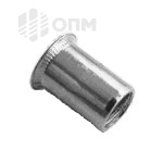 ОПМ 110005 Заклепка резьбовая алюминиевая с потайным бортиком