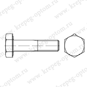 EN 14399 Болт высокопрочный с шестигранной головкой с увеличенным размером под ключ (ранее-DIN 6914)