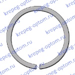 ОПМ 108058 Кольцо стопорное SLC/SLO концентрическое осевое наружное (дюймовое)