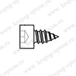 ОПМ 106083 Саморез для тонких листов металла с цилиндрической головкой и внутренним шестигранником (головка - аналог DIN 912)