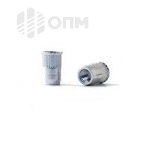 ОПМ 110004 Заклепка алюминиевая BRALO с уменьшенным потайным бортиком, рифленая